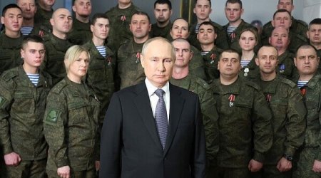Putindən FƏRMAN: Rusiyada hərbçilərin sayı 170 min nəfər artırıldı