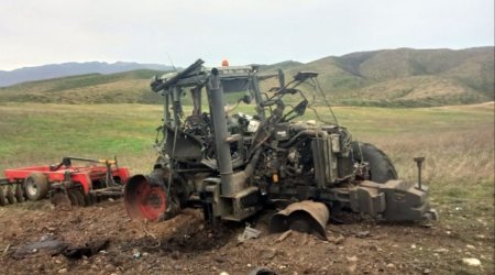 SON DƏQİQƏ: Horadizdə traktor minaya DÜŞDÜ - Xəsarət alan var