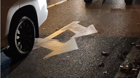 Bakının mərkəzindəki qəribə yol nişanına dəyişiklik edildi - FOTO