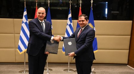 Yunanıstan və Ermənistan hərbi əməkdaşlıq sazişi imzalayıb