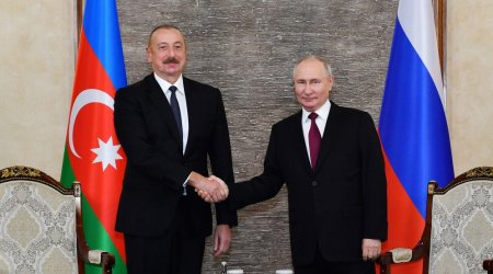 Putin Azərbaycan Prezidentini təbrik edib
