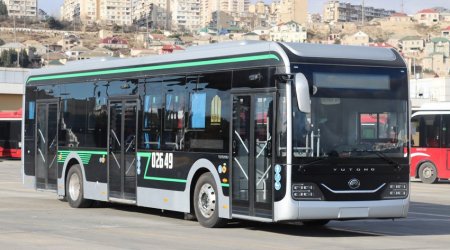 Bakıya növbəti elektrik mühərrikli avtobus gətirildi