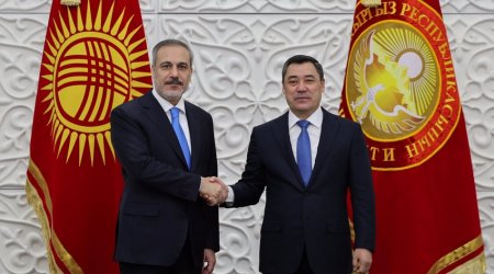 Hakan Fidan Qırğızıstan lideri ilə regional məsələləri MÜZAKİRƏ EDİB - FOTO