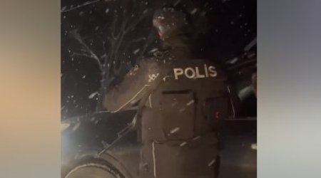 Azərbaycan polisi Xocalıda - ANBAAN VİDEO 