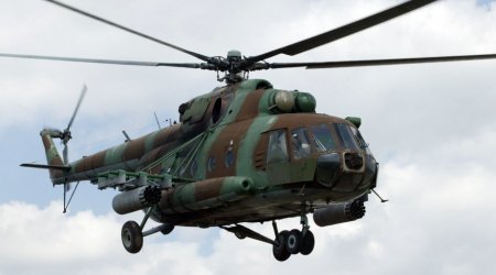 Qırğızıstanda hərbi helikopter qəzaya uğradı: 1 ölü, 7 yaralı var