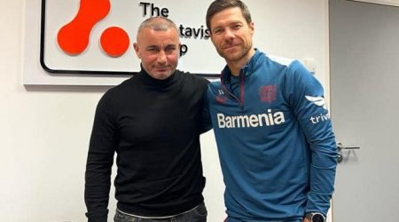 Qurban Qurbanov Xabi Alonso ilə görüşdü - FOTO