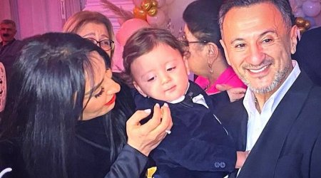 Anar Mədətov 1 yaşı tamam olan oğluna AD GÜNÜ KEÇİRDİ - FOTO/VİDEO
