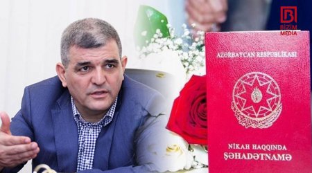 Şadlıq sarayları evlənənlərdən nikah şəhadətnaməsi TƏLƏB EDƏCƏK? – Deputatdan TƏKLİF 