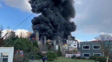 Türkiyədə ətir fabriki YANIR - FOTO/VİDEO