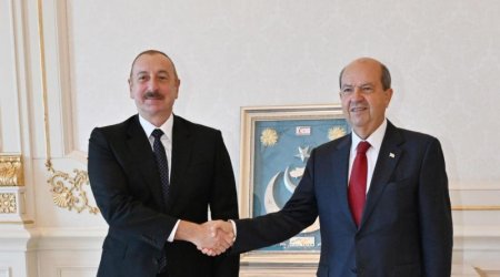 Prezident Ersin Tatarla TDT çərçivəsində əməkdaşlığın genişləndirilməsini MÜZAKİRƏ EDİB