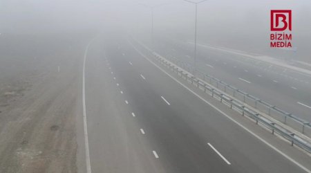 Bakı-Ələt-Qazax-Gürcüstan yolunda duman müşahidə edilir – VİDEO  