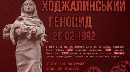 AZƏRTAC-ın xüsusi müxbiri Xocalı soyqırımının ildönümü ilə bağlı Ukrayna mediasına müraciət ünvanladı
