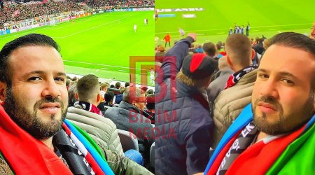 “Qarabağ”ın oyununu stadiondan izləyən Elnurdan maraqlı PAYLAŞIM – FOTO/VİDEO