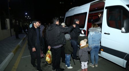 Füzuli şəhərinə daha 34 ailə yola salındı – FOTO 