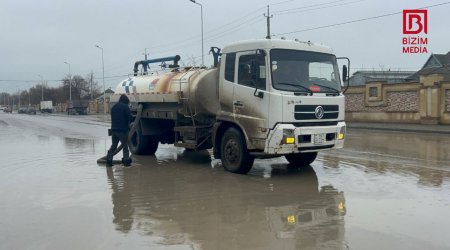 Kürdəmirdə yağış fəsadlar törətdi – FOTO/VİDEO  