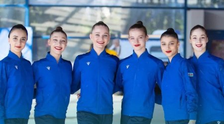 Bədii gimnastlarımız Estoniyada 4 qızıl medal QAZANDI 