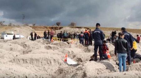 Türkiyədə yeraltı kartof anbarı çökdü - 2 ölü, 4 yaralı var