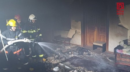 Gəncədə ev yandı – ÖLƏN VAR – FOTO 