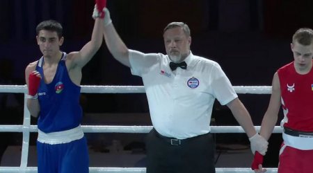 Daha bir boksçumuz Avropa çempionatında qızıl medal qazandı