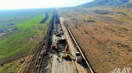 Ağdərə-Ağdam yolunun inşasına başlanıldı – FOTO  