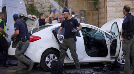 SON DƏQİQƏ: İsrailin milli təhlükəsizlik nazirinin olduğu avtomobil qəzaya uğradı - FOTO/VİDEO