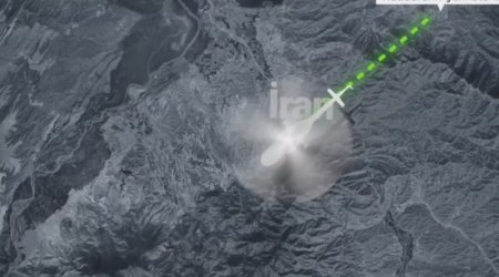 İran prezidentinin olduğu helikopterin qəzaya uğrama sxemi - VİDEO