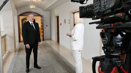 İlham Əliyevin “Euronews” televiziyasına müsahibəsi – FOTO/VİDEO