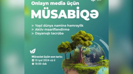 MEDİA onlayn media subyektləri üçün müsabiqə ELAN ETDİ  