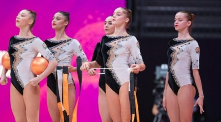 Bədii gimnastlarımız Paris Olimpiadasına lisenziya qazandılar