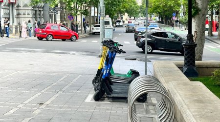 Bakıda velosiped və skuter dayanacaqları YARADILIR – FOTO 