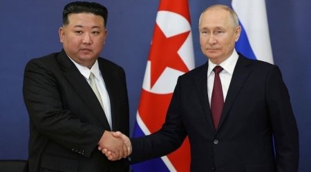 Şimali Koreya lideri Putinə görün nə HƏDİYYƏ ETDİ - FOTO