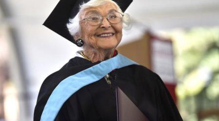 105 yaşlı amerikalı qadın Stanford Universitetinin magistr diplomunu aldı