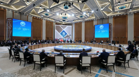 ŞƏT ölkələrinin liderləri Astana Bəyannaməsini imzalayıblar - VİDEO