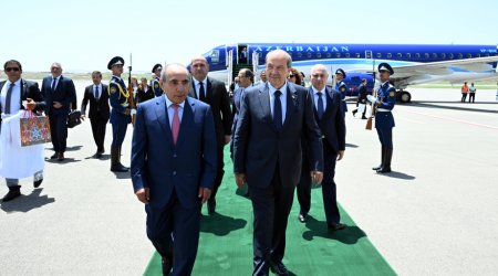 ​​​​​​​Şimali Kipr Prezidenti Füzuli rayonuna getdi – FOTO  