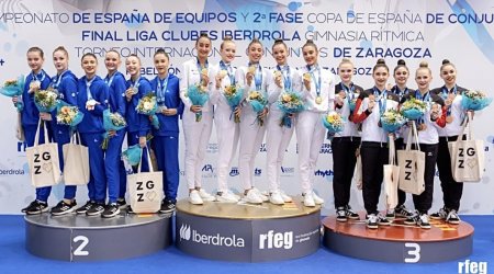 Gimnastlarımız beynəlxalq turnirdə 3 medal qazanıb - FOTO