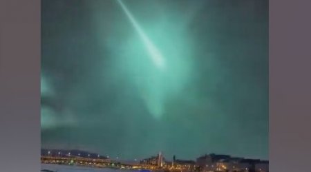 Budapeşt səmasında meteorit - ANBAAN VİDEO