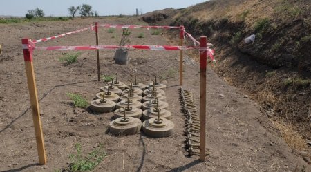 Ötən ay azad edilmiş ərazilərdə aşkarlanan minaların sayı AÇIQLANDI - FOTO