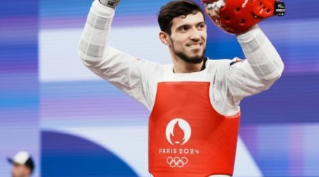 Paris-2024: Azərbaycan taekvondoçusu finala yüksəldi - VİDEO