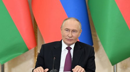 Putin: "Şirkətlərimiz Azərbaycanda özlərini rahat hiss edir" - VİDEO