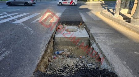 Mirzəağa Əliyev küçəsindəki “ÖLÜM ÇUXURU” – Niyə heç bir təhlükəsizlik tədbiri görülmür? – FOTOFAKT