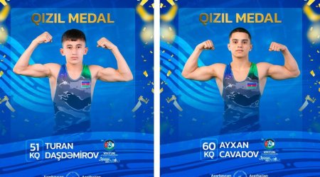 İki güləşçimiz dünya çempionatının qızıl medalını QAZANDI