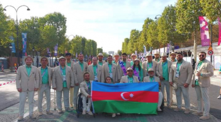 Parisdə bayrağımızı İmaməddin Xəlilov və Lamiyə Vəliyeva dalğalandırdı - FOTO/VİDEO