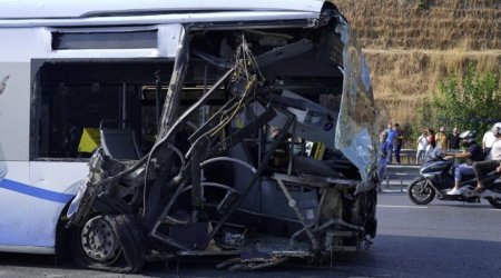 İstanbulda metrobus qəzasından YENİ GÖRÜNTÜLƏR - VİDEO