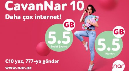 “Nar”dan yeni dərs ili üçün sərfəli tarif: “CavanNar 10”