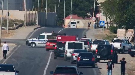 Paytaxtdakı yanğına görə bu yol bağlandı - FOTO