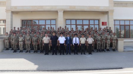 Hərbi Prokurorluq və Daxili Qoşunlar birgə tədbir keçiriblər – FOTO