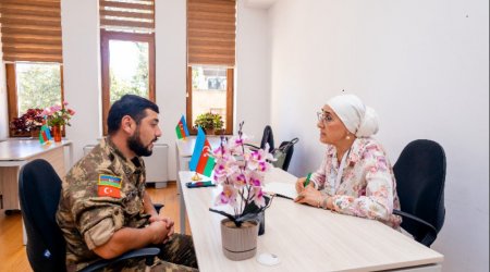 “İnkişafa Doğru” İmkansız Ailələrə Sosial Yardım və Hüquqi Maarifləndirmə İB-dən Qubada veteranlara psixoloji xidmət – FOTO