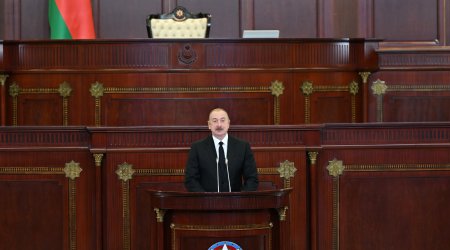 İlham Əliyev: "Şərti sərhəddə möhkəmlənirik, çünki hər an Ermənistandan təxribat gözləmək olar"