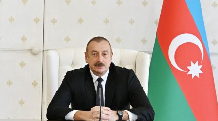 Prezident:"Heç vaxt o torpaqlarda yaşamayanlar bu gün Qarabağa qayıdırlar"