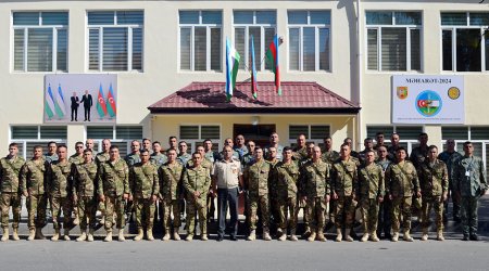 Azərbaycan və Özbəkistan hərbçilərinin birgə təlimi başladı – FOTO 